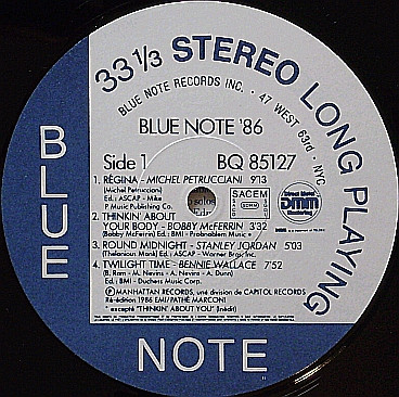 Various - Blue Note 86, A New Generation Of Jazz | Blue Note (BQ 85127) - 2