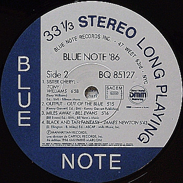 Various - Blue Note 86, A New Generation Of Jazz | Blue Note (BQ 85127) - 3