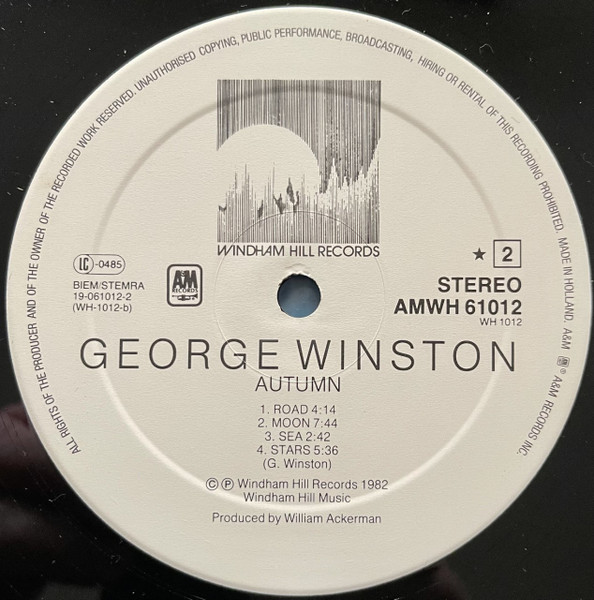 George Winston - Autumn | Windham Hill Records (AMWH 61012) - 4 George Winston - Autumn | Windham Hill Records (AMWH 61012) - 4
