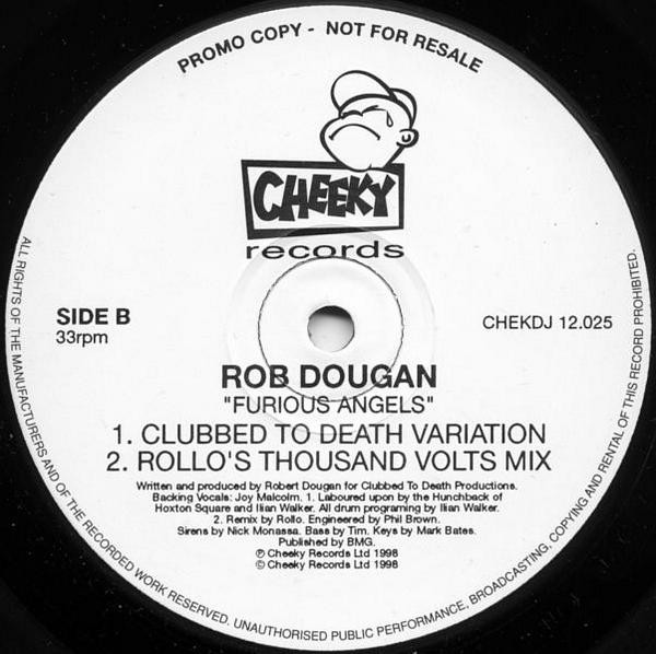 Rob Dougan - Furious Angels | Cheeky Records (CHEKDJ 12.025) - 2