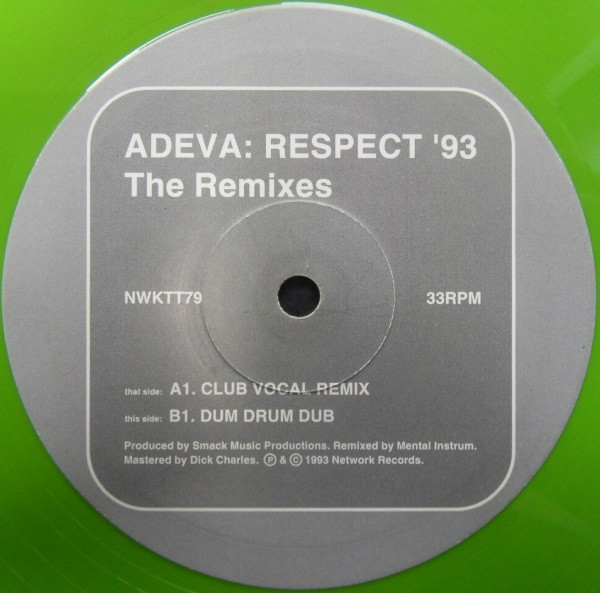Adeva - Respect '93 - The Remixes | Network Records (NWKTT79)