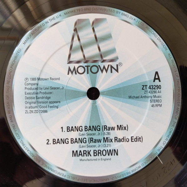 Brownmark - Bang Bang | Motown (ZT 43290) - 3