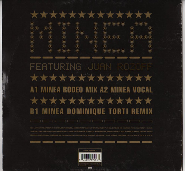 Mozesli Featuring Juan Rozoff - Minea | Source (7243 8 95925 6 6) - 2