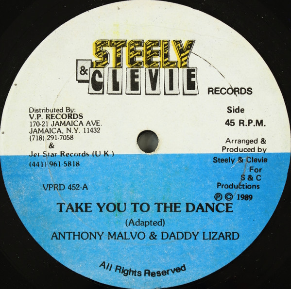 Anthony Malvo & Daddy Lizard - Take You To The Dance | Steely & Clevie Records (VPRD 452) - main Anthony Malvo & Daddy Lizard - Take You To The Dance | Steely & Clevie Records (VPRD 452) - main