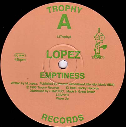 Lopez - Emptiness | Trophy Records (12Trophy3)
