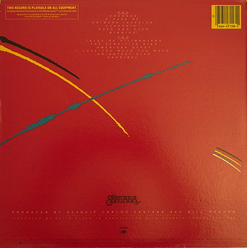 Santana - Zebop! | Columbia (HC 47158) - 2