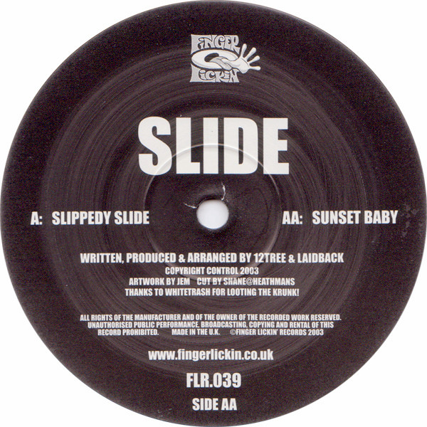 Slyde - Slippedy Slide / Sunset Baby | Finger Lickin' Records (FLR.039) - 3