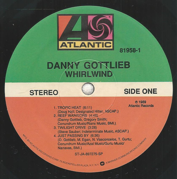 Danny Gottlieb - Whirlwind | Atlantic (81958-1) - 2