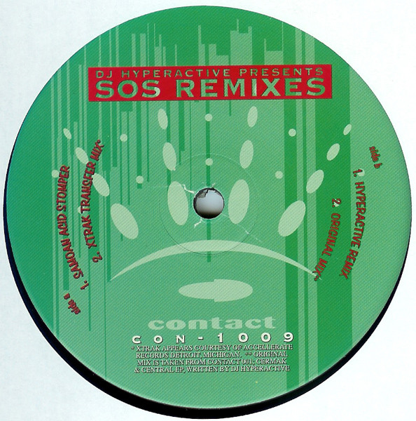 DJ Hyperactive - SOS Remixes | Contact (CON-1009)