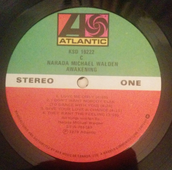 Narada Michael Walden - Awakening | Atlantic (KSD 19222) - 3