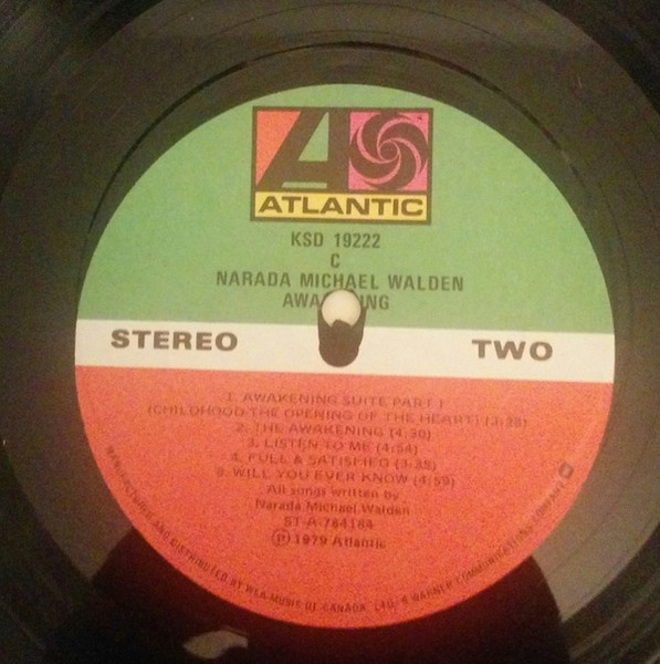 Narada Michael Walden - Awakening | Atlantic (KSD 19222) - 4