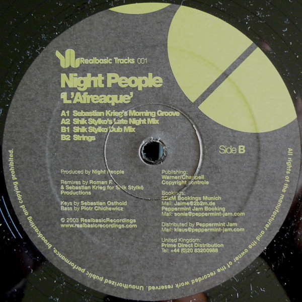 Night People - L' Afreaque | Realbasic Tracks (RBT 001) Night People - L' Afreaque | Realbasic Tracks (RBT 001)