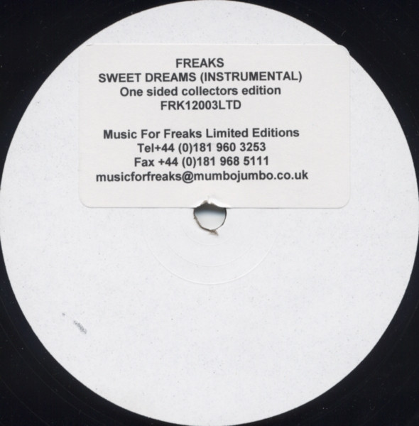 Freaks - Sweet Dreams | Music For Freaks (FRK12003LTD) - 2