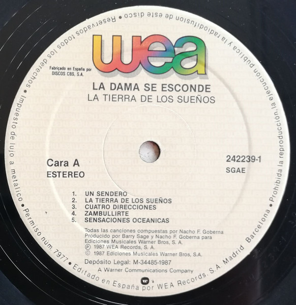 La Dama Se Esconde - La Tierra De Los Sueños | WEA (242239-1) - 4