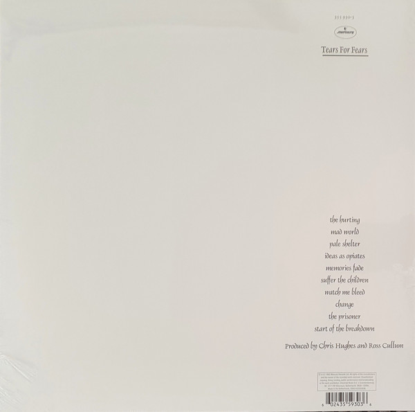 Tears For Fears - The Hurting | Mercury (355 930-3) - 2