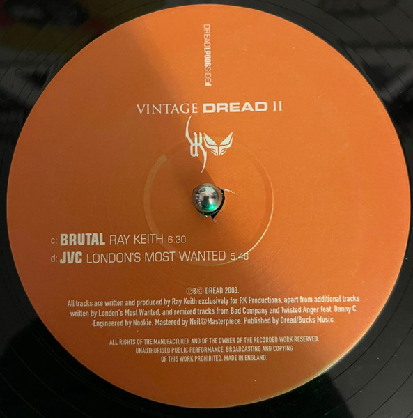 Ray Keith - Vintage Dread II | Dread Recordings (DREAD LP006) - 4