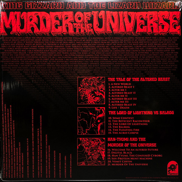 King Gizzard And The Lizard Wizard - Murder Of The Universe FLOATING FIRE LP | Flightless (FLT-033) - 2