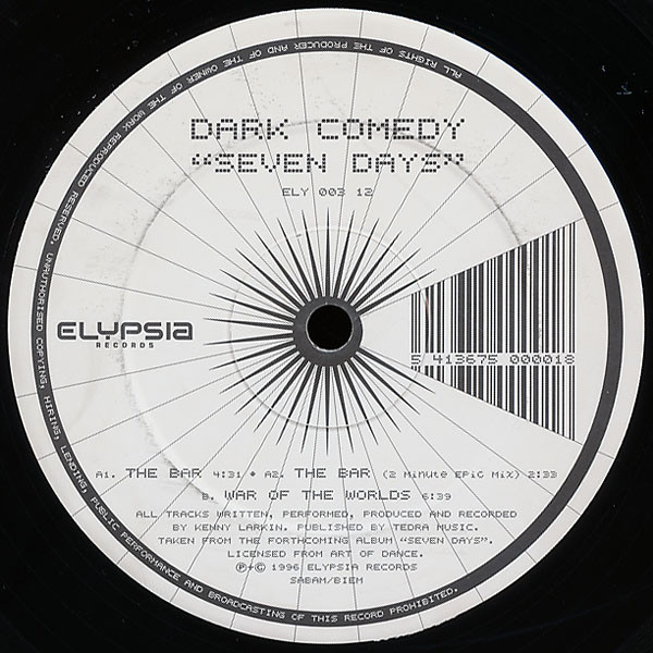 Dark Comedy - Seven Days | Elypsia (ELY 003 12)