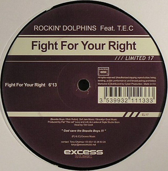 Rockin' Dolphins Feat. T.E.C. - Fight For Your Right | Executive Limited (EL 17)