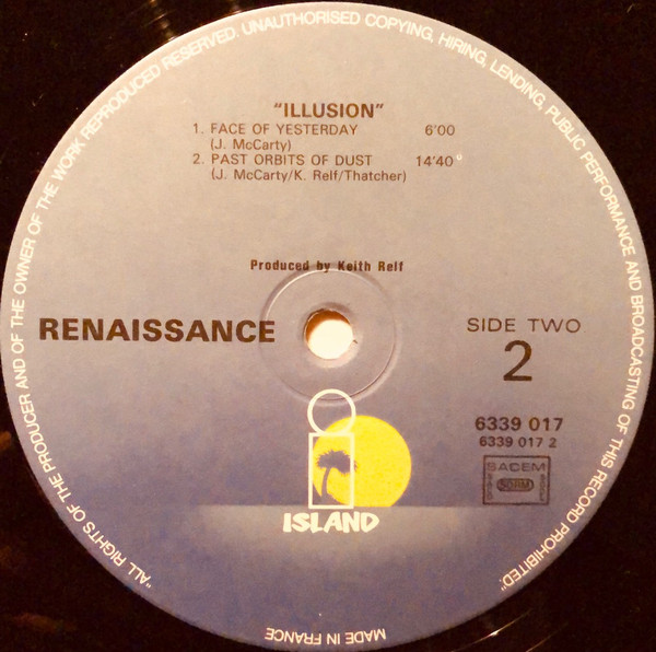 Renaissance - Illusion | Island Records (6339 017) - 3