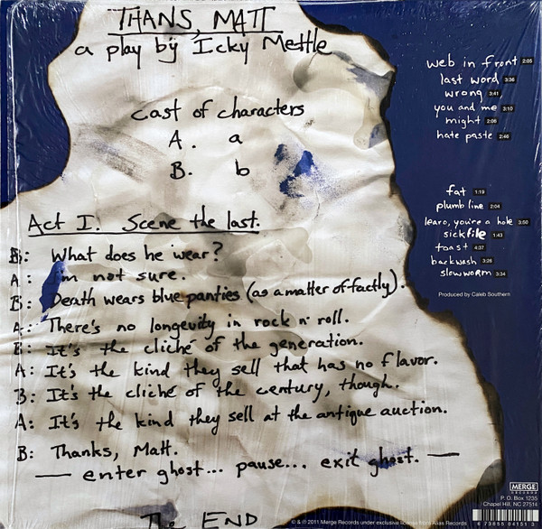 Archers Of Loaf - Icky Mettle | Merge Records (MRG415) - 2 Archers Of Loaf - Icky Mettle | Merge Records (MRG415) - 2