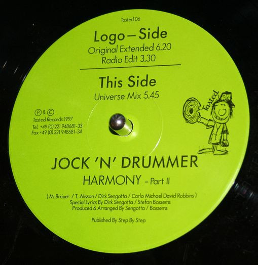 Jock 'N' Drummer - Harmony Part ll | Tasted (Tasted 06)