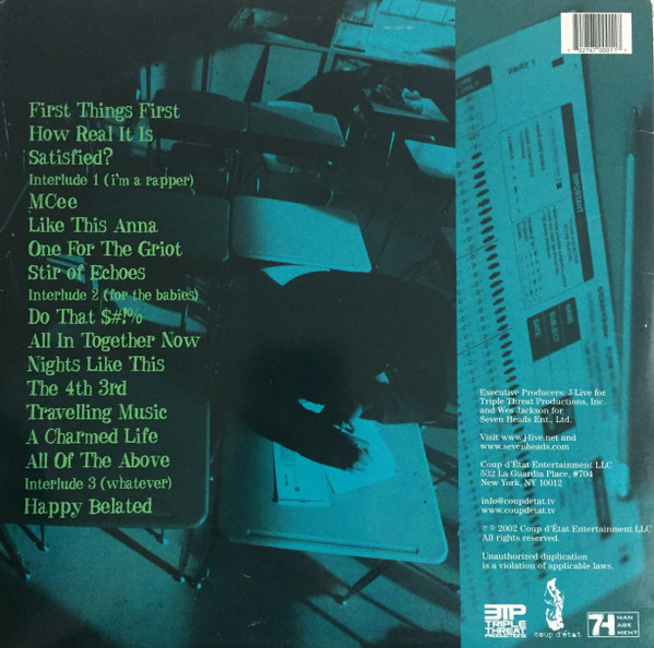 J-Live - All Of The Above | Coup d'État (CDE 0001) - 2