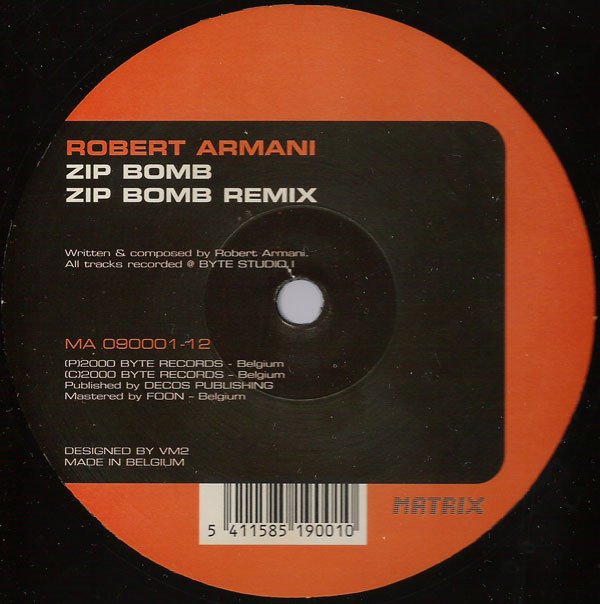 Robert Armani - Zip Bomb | Matrix (MA 090001-12) - 3