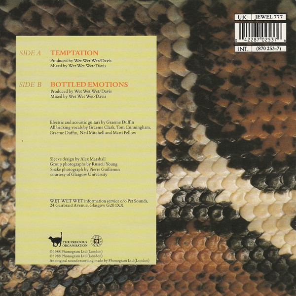 Wet Wet Wet - Temptation | The Precious Organisation (JEWEL 777) - 4 Wet Wet Wet - Temptation | The Precious Organisation (JEWEL 777) - 4