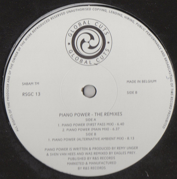 Remy & Sven - Piano Power - The Remixes | Global Cuts (RSGC 13) - 3 Remy & Sven - Piano Power - The Remixes | Global Cuts (RSGC 13) - 3