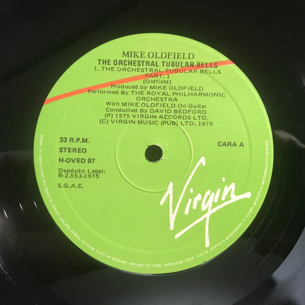 Mike Oldfield , Arranged By David Bedford Performed By Royal Philharmonic Orchestra - The Orchestral Tubular Bells | Virgin (H-OVED 97) - 4