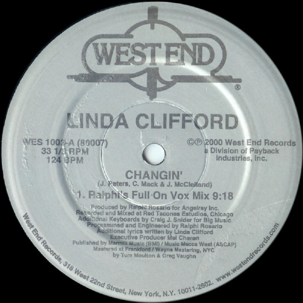 Linda Clifford - Changin' | West End Records (WES 1003)