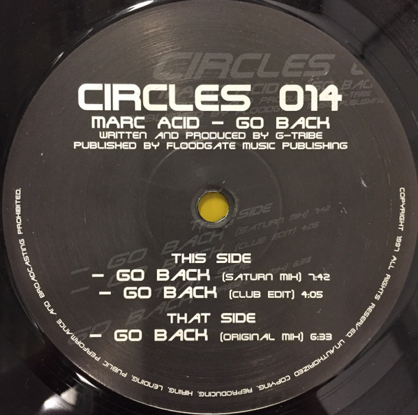 Marc Acid - Go Back | Circles (Circles 014)