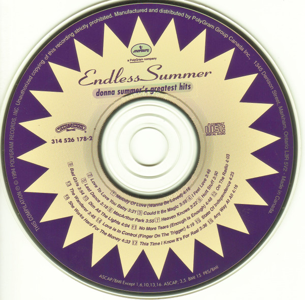 Donna Summer - Endless Summer | Casablanca (314 526 178-2) - 3