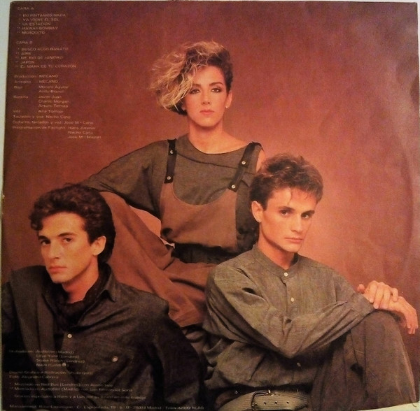 Mecano - Ya Viene El Sol | CBS (S-26211) - 3