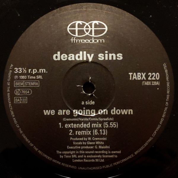 Deadly Sins - We Are Going On Down | Ffrreedom (TABX 220) - 3