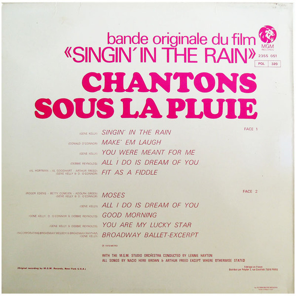 Various - Chantons Sous La Pluie | MGM Records (2355 051) - 2 Various - Chantons Sous La Pluie | MGM Records (2355 051) - 2