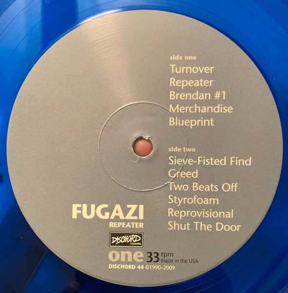 Fugazi - Repeater | Dischord Records (DISCHORD 44) - 3