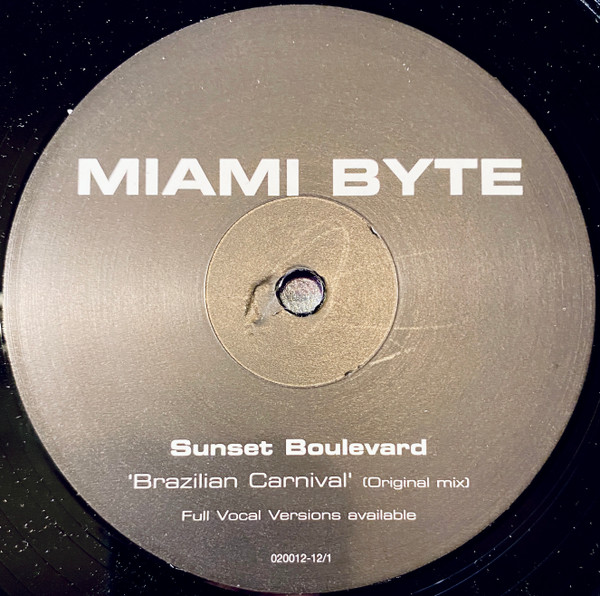 Sunset Boulevard , Maureen - Byte - South Beach Miami Florida | Byte Records (020012-12/1) - 3