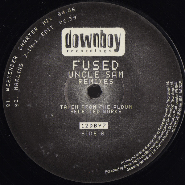 Fused - Uncle Sam (Remixes) | Downboy Recordings (12DBY7) - 2