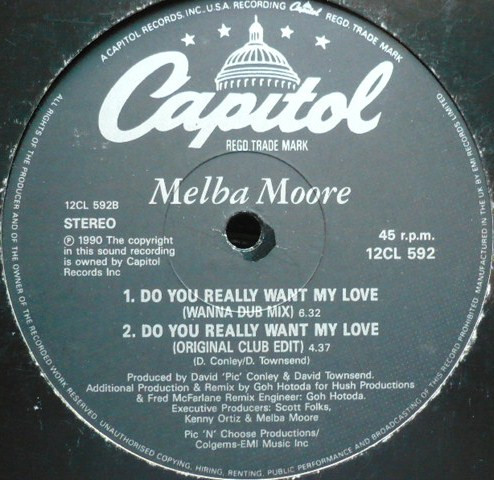 Melba Moore - Do You Really Want My Love | Capitol Records (12CL 592) - 3