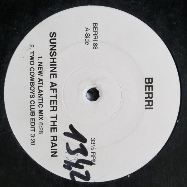 BERRi - Sunshine After The Rain | Dance Dept. (BERRI 88) - main