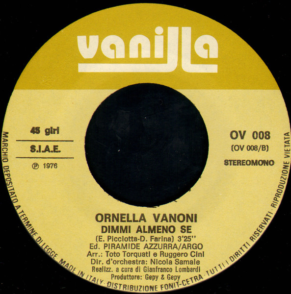 Ornella Vanoni - Più | Vanilla (OV 008) - 3