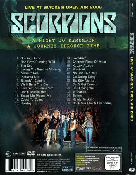 Scorpions - Live At Wacken Open Air 2006 | RCA (88697 19007 9) - 2