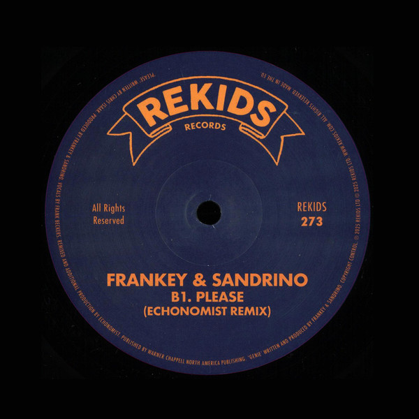 Frankey & Sandrino - Please EP | REKIDS (REKIDS273)