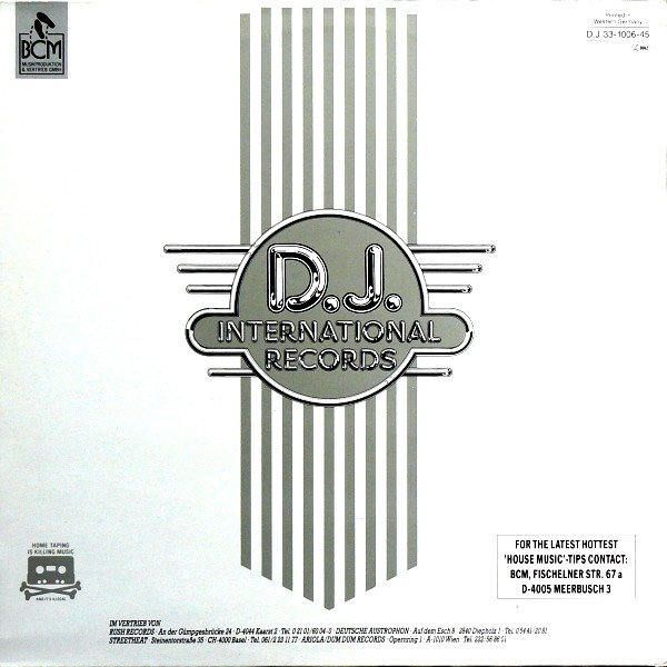 Various - The House Sound Of Chicago Megamix (The Dance-House-Power-Remix) | D.J. International Records (D.J. 33-1006-45) - 4 Various - The House Sound Of Chicago Megamix (The Dance-House-Power-Remix) | D.J. International Records (D.J. 33-1006-45) - 4