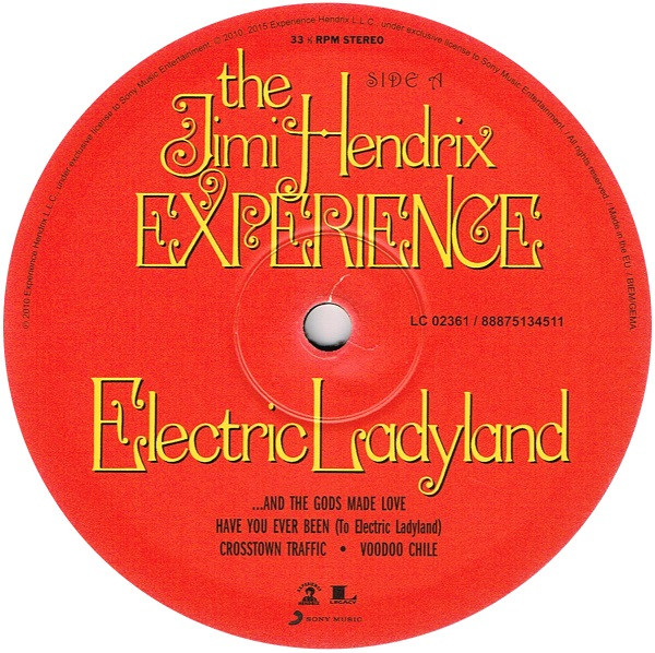 The Jimi Hendrix Experience - Electric Ladyland | Experience Hendrix (88875134511) - 4 The Jimi Hendrix Experience - Electric Ladyland | Experience Hendrix (88875134511) - 4