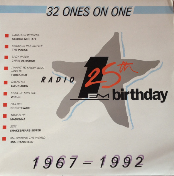 Various - 32 Ones On One Radio 1's 25th Birthday | Connoisseur Collection (ONE LP 32) - main