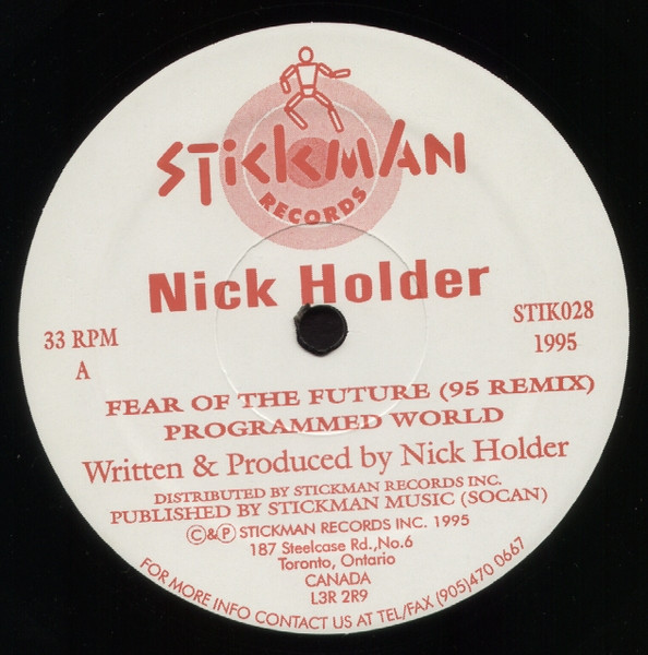 Nick Holder - Digital Age '95 | Stickman Records (STIK 028)