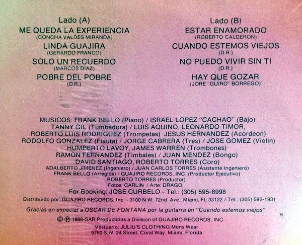 Roberto Torres - ... Y Sigo Criollo! | SAR Records (SAR-1046)